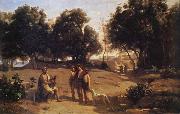 Corot Camille The Trinita ai Monti china oil painting reproduction